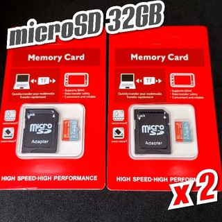 マイクロSD カード 32GB 2枚 microSD class10 EP/S