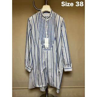 マルタンマルジェラ(Maison Martin Margiela)の新品 38 マルジェラ 22ss プルオーバーストライプシャツ 3165(シャツ)