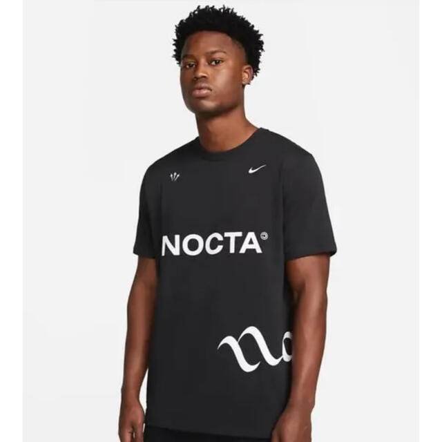 NIKE×NOCTA ナイキノクタゴルフ半袖モックネックシャツ ブラック M-