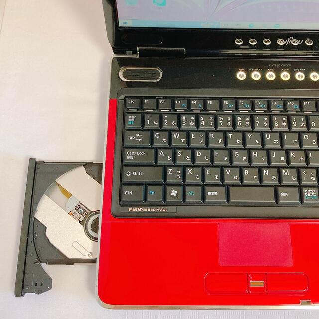 ✨自分だけの1台✨】簡単初期設定済赤ノートパソコン⭐️Core i5