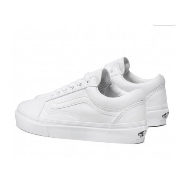 VANS Old Skool True White 23 オールドスクール 3