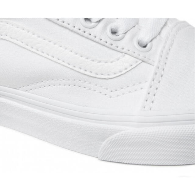 VANS Old Skool True White 23 オールドスクール 4