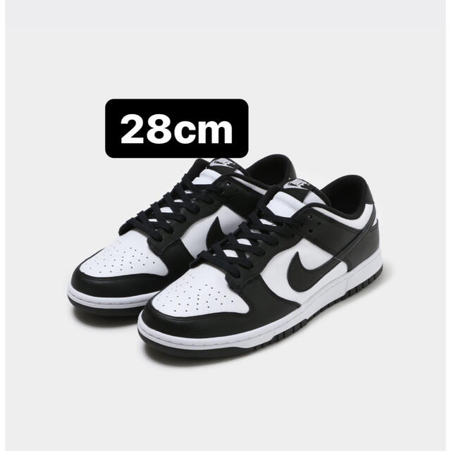 Nike Dunk Low Retro "White/Black" 28cm靴/シューズ