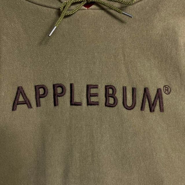 APPLEBUM(アップルバム)の【即完売モデル】アップルバム　ビッグ刺繍ロゴ入りパーカー　希少カラー　入手困難 メンズのトップス(パーカー)の商品写真