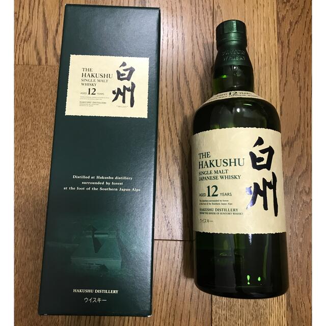 サントリー(サントリー)のサントリー　白州12年　シングルモルトウイスキー　700ml 食品/飲料/酒の酒(ウイスキー)の商品写真