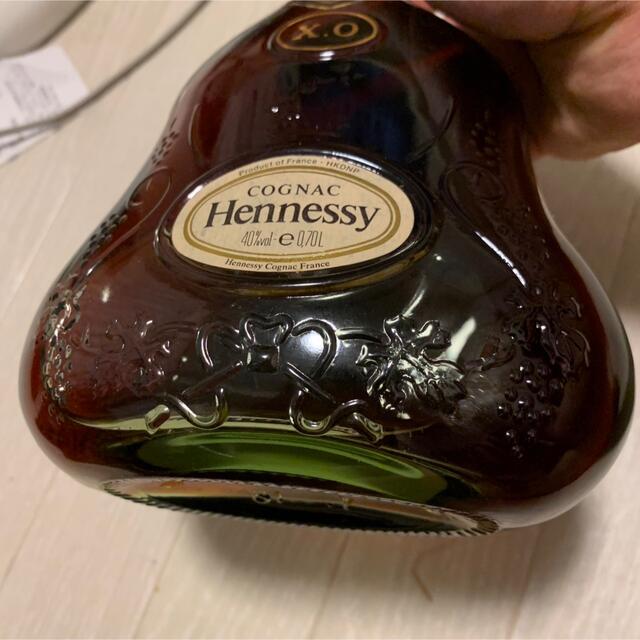 Hennessyジャズヘネシー XO  金キャップ　 グリーンボトル 食品/飲料/酒の酒(ブランデー)の商品写真