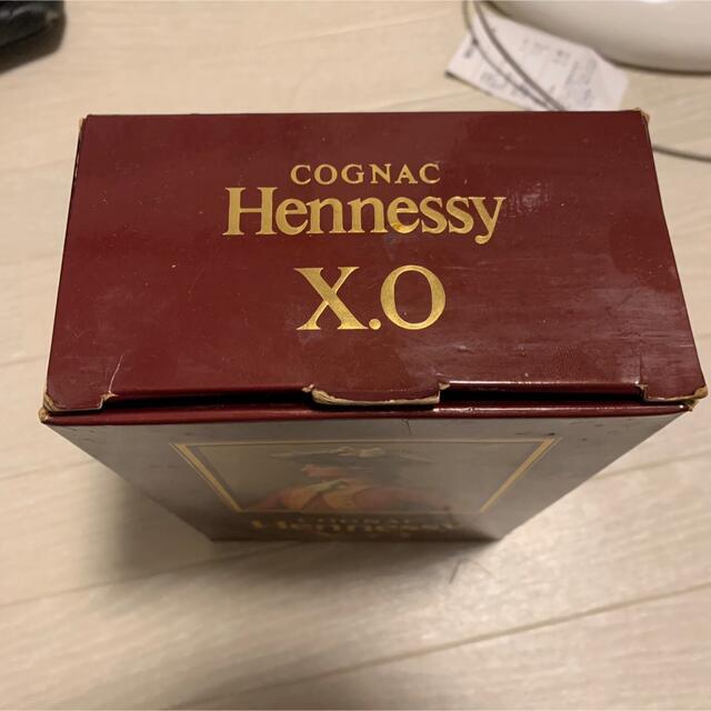 Hennessyジャズヘネシー XO  金キャップ　 グリーンボトル 食品/飲料/酒の酒(ブランデー)の商品写真