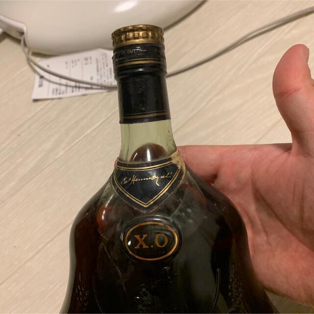 Hennessyジャズヘネシー XO  金キャップ　 グリーンボトル 食品/飲料/酒の酒(ブランデー)の商品写真