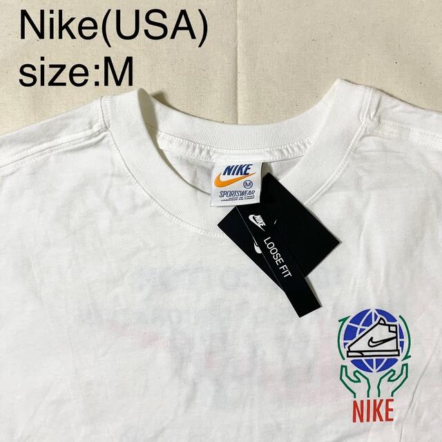 Nike(USA)ビンテージコットングラフィックTシャツ　ホワイト