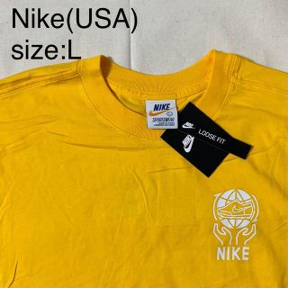 ナイキ(NIKE)のNike(USA)ビンテージコットングラフィックTシャツ　マリーゴールド(Tシャツ/カットソー(半袖/袖なし))