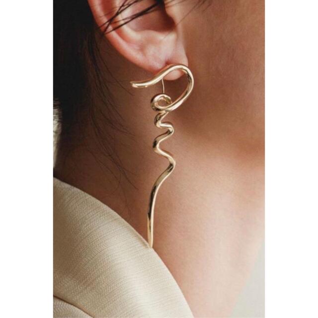 R.ALAGANララガン Fickle Line Earrings R.ALAGANララガン Fickle Line Earrings