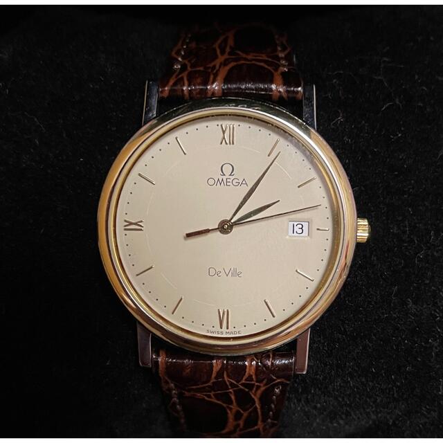 OMEGA オメガ Deville デヴィル 腕時計 動作品 レザーベルト