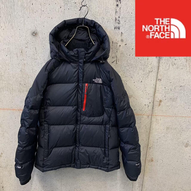 美品 ノースフェイス ダウンジャケット ブラック HYVENT 700FILL