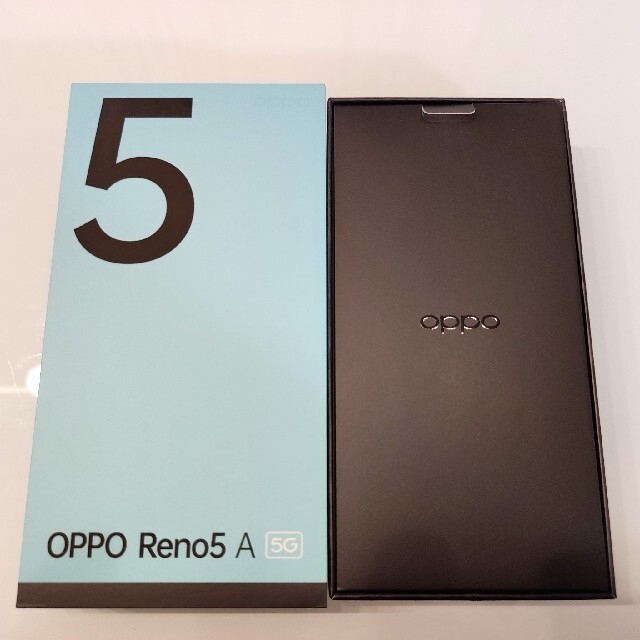 【新品未使用】OPPO Reno5A SIMフリー A1030Pアイスブルー