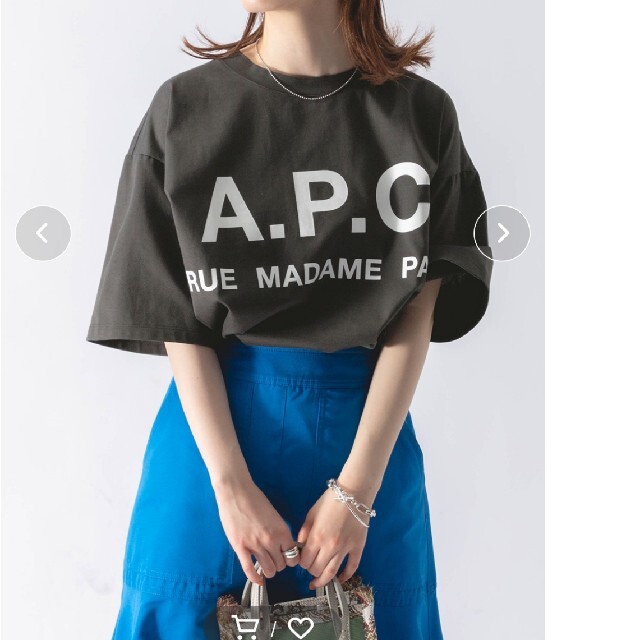 A.P.C - 未使用品☆A.P.C.×EDIFICE☆別注オーバーサイズロゴプリントT