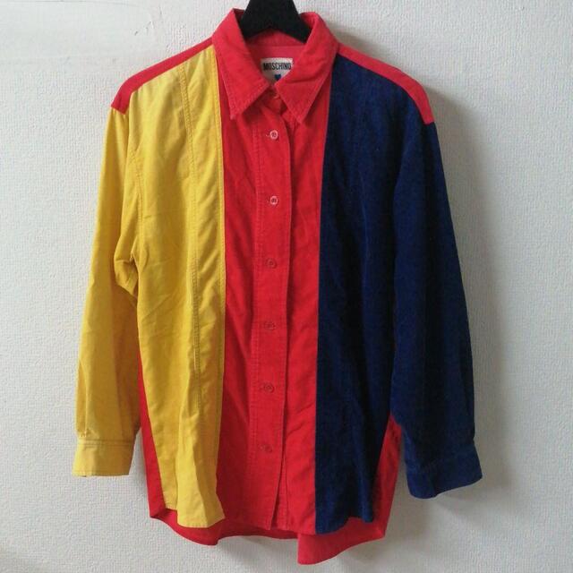 vintage moschino coduroy shirt ap