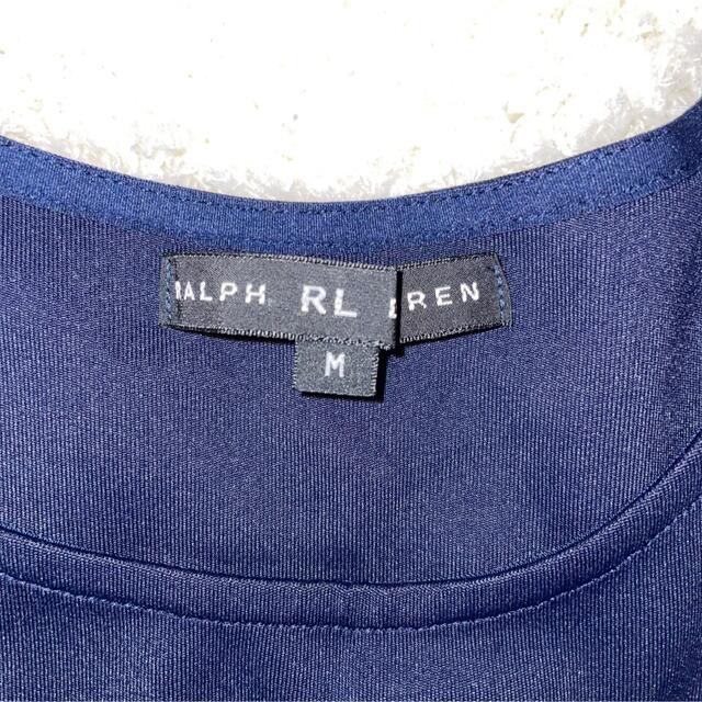 Ralph Lauren(ラルフローレン)の✨RLラルフローレン✨ワンピース✨ノースリーブ✨ネイビー✨サイズM✨ レディースのワンピース(ひざ丈ワンピース)の商品写真