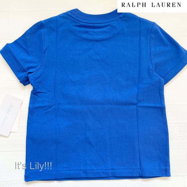 Ralph Lauren(ラルフローレン)の80cm 爽やかブルー　ラルフローレン　ポロベア　半袖　Tシャツ キッズ/ベビー/マタニティのベビー服(~85cm)(Ｔシャツ)の商品写真