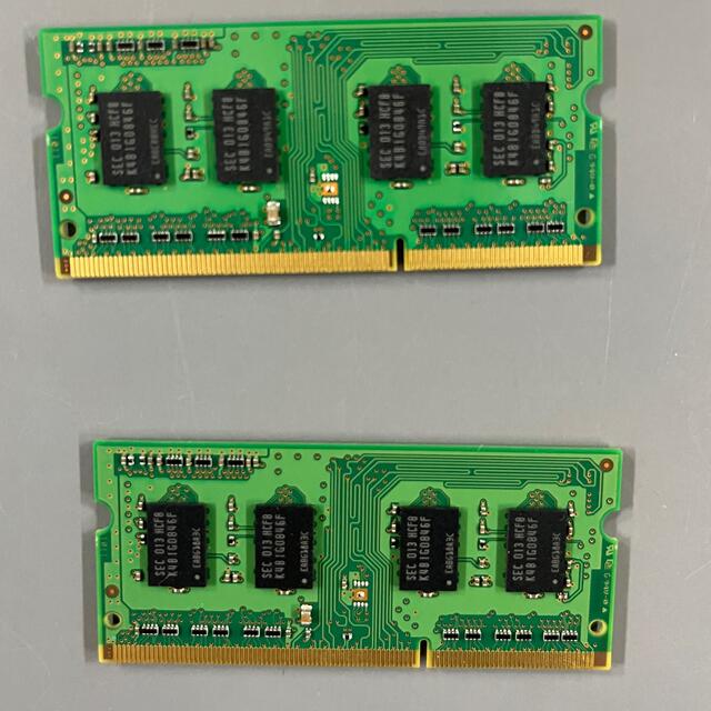 ノートPC用メモリー DDR3L 8GBx2枚 SAMSUNG製