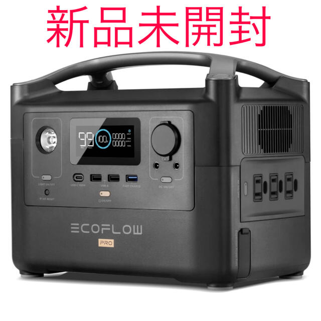 バッテリー/充電器【新品未開封】EcoFlow ポータブル電源 RIVER Pro 720Wh