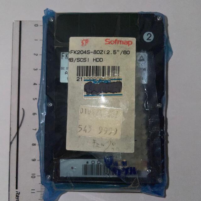 2.5インチ SCSI HDD 60MB FK204S-80Z 17mm厚