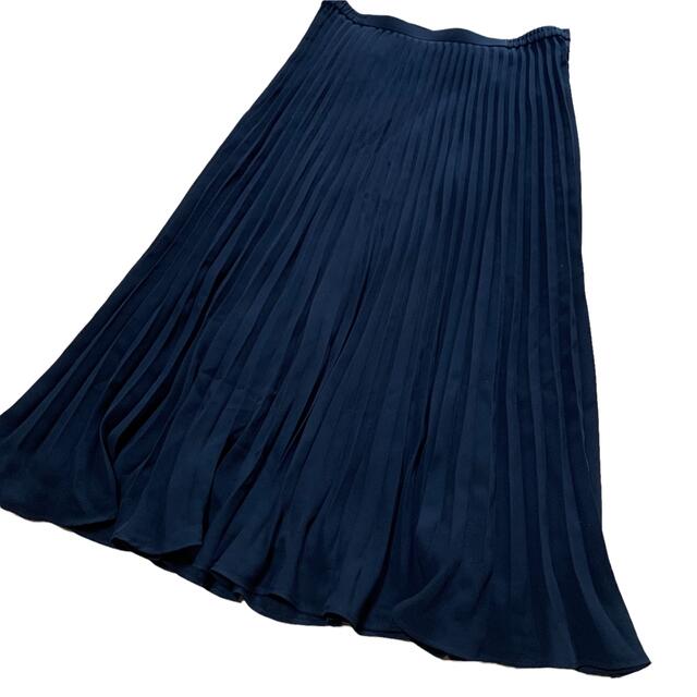 SOIR(ソワール)のアプロベリー 東京ソワール 美シルエット プリーツスカート ロング 黒 11 レディースのスカート(ロングスカート)の商品写真