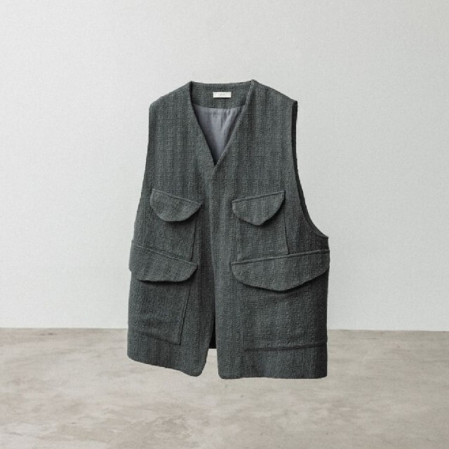 リドム　lidnm　KARAMIORI HUNTING VEST　M メンズのトップス(ベスト)の商品写真