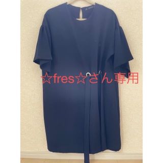 ザラ(ZARA)の【値下げ】ZARA膝丈ワンピース(ひざ丈ワンピース)