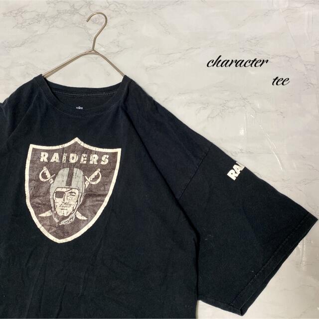 Tシャツ ビンテージ USA NFL ライダース raiders オーバーサイズ Tシャツ/カットソー(半袖/袖なし)