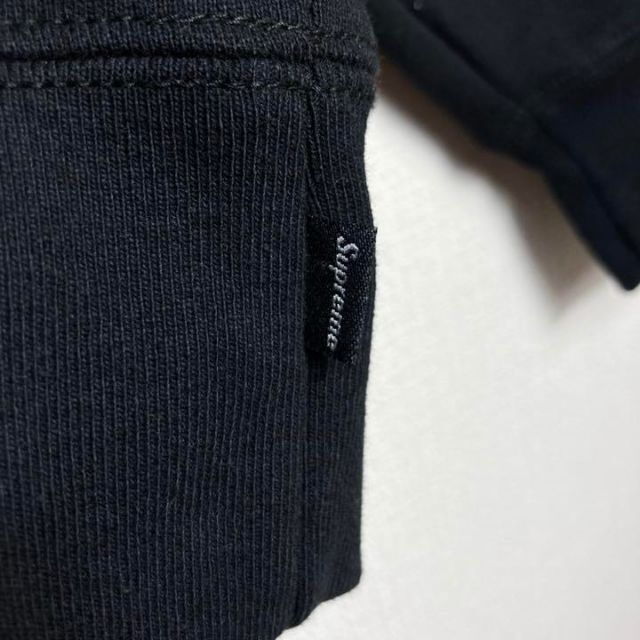 美品】シュプリーム ワンポイント刺繍ロゴ スウェット 人気Lサイズ 即