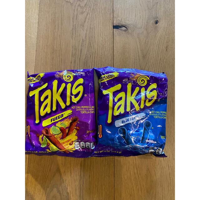 Takis タキス　Fuego/ Blue Heat レッドとブルーセット各1 食品/飲料/酒の食品(菓子/デザート)の商品写真