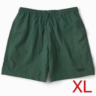 ワンエルディーケーセレクト(1LDK SELECT)の【週末限定】新品 ennoy nylon shorts GREEN XLサイズ(ショートパンツ)