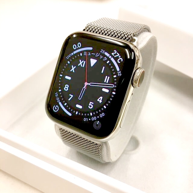 apple watch series5 ステンレス アップルウォッチ　40mm