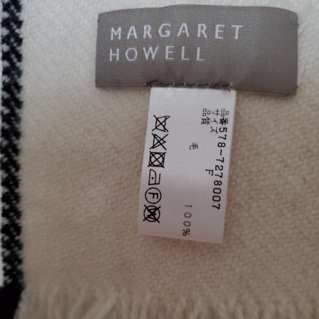 MARGARET HOWELL(マーガレットハウエル)のMARGARET HOWELL　イギリス製マフラー レディースのファッション小物(マフラー/ショール)の商品写真