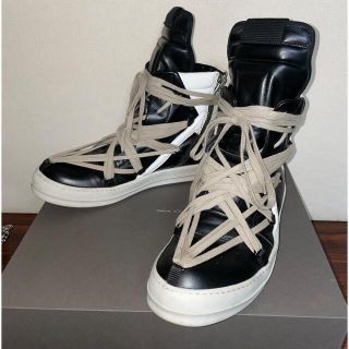 リックオウエンス(Rick Owens)の【最終値下げ】rick owens ジオバスケット　メガレース　スニーカー(スニーカー)