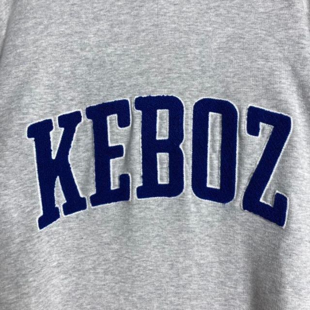 【人気デザイン】KEBOZ ビッグロゴ スウェット パーカー 2XL 黒
