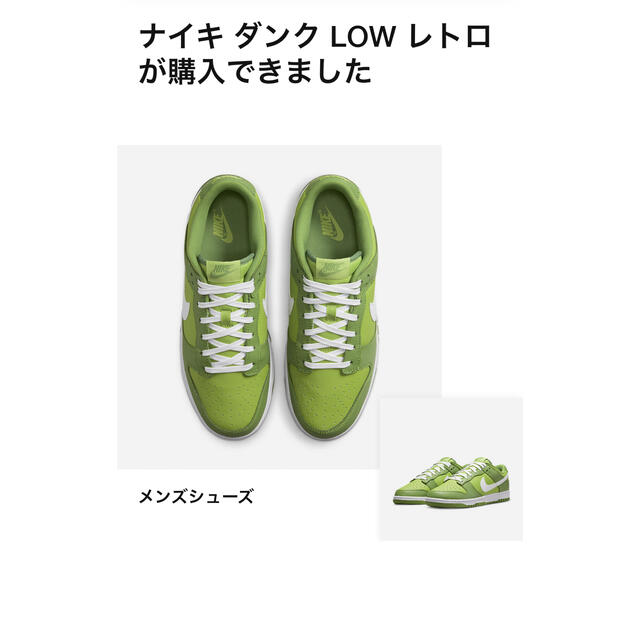 Nike Dunk Low Kermit/Chlorophyll メンズの靴/シューズ(スニーカー)の商品写真