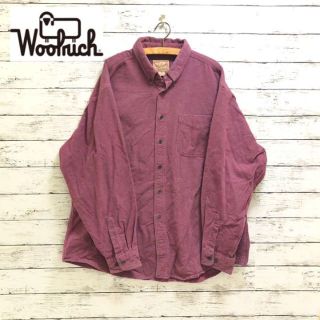 WOOLRICH - 90s◇ウールリッチ メキシコ製 肉厚シャツ 赤 ビッグ