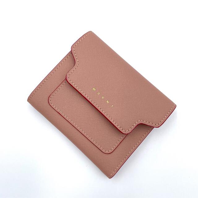 大人気☆完売カラー】MARNI TRUNK三つ折財布 ギフトレシート付 新品