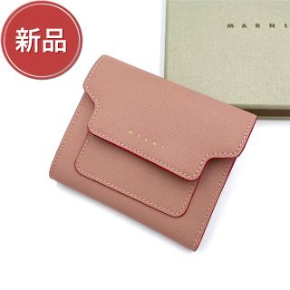 マルニ(Marni)の【大人気☆完売カラー】MARNI TRUNK三つ折財布 ギフトレシート付 新品(財布)