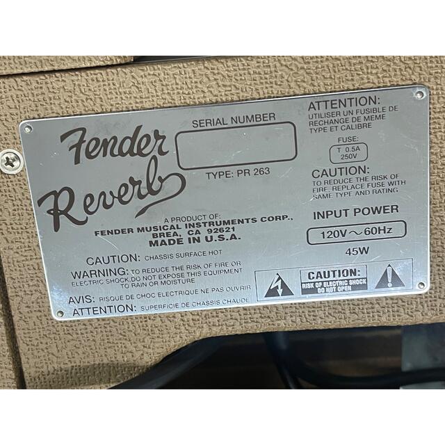 Fender(フェンダー)のFender Tube Reverb Unit'63（リバーブユニット）中古美品 楽器のギター(ギターアンプ)の商品写真