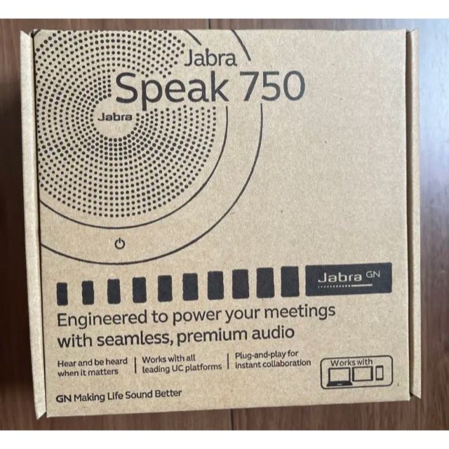 新品】Jabra スピーカーフォンSpeak 750+ UC 7700-409 新品】Jabra スピーカーフォンSpeak 750+ UC 7700-409