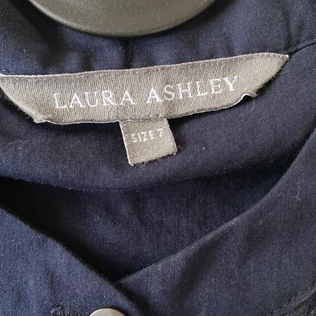 LAURA ASHLEY(ローラアシュレイ)のローラアシュレイ ワンピース サイズS ネイビー レディースのワンピース(ロングワンピース/マキシワンピース)の商品写真