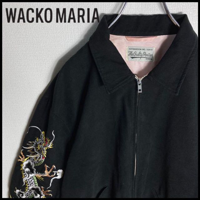 WACKO MARIA レーヨンフルジップブルゾン サイズL 日本製-