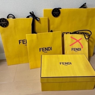フェンディ(FENDI)のFENDI ショッパー 箱 保存袋 巾着 リボン(ショップ袋)