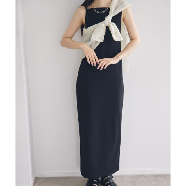 TODAYFUL(トゥデイフル)のao様 TODAYFUL Backopen Pencil Dress ワンピース レディースのワンピース(ロングワンピース/マキシワンピース)の商品写真