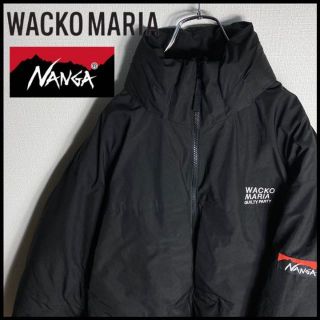 ワコマリア(WACKO MARIA)の【美品】WACKOMARIA×NANGA　ダウンジャケット　中綿　刺繍ロゴ　XL(ダウンジャケット)