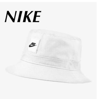 ナイキ(NIKE)の【新作・新品】❗️タイムセール❗️ナイキ　キッズ　バケットハット　白　S/M(帽子)