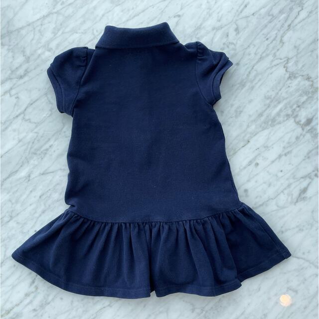 Ralph Lauren(ラルフローレン)のRalph Laurenポロワンピース　12month size80 キッズ/ベビー/マタニティのベビー服(~85cm)(ワンピース)の商品写真