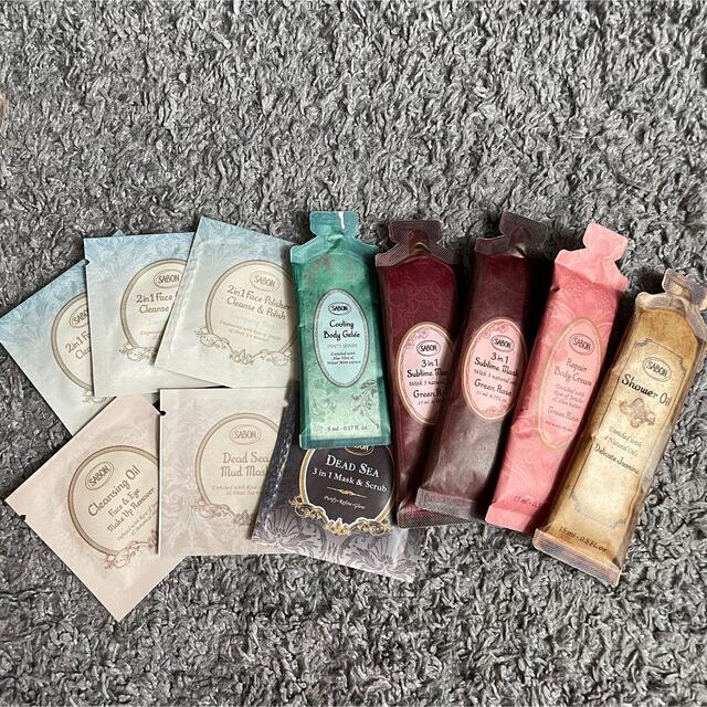 SABON(サボン)のSABON サボン　試供品　フェイスポリッシャー　デッドシーマスク コスメ/美容のボディケア(ボディスクラブ)の商品写真